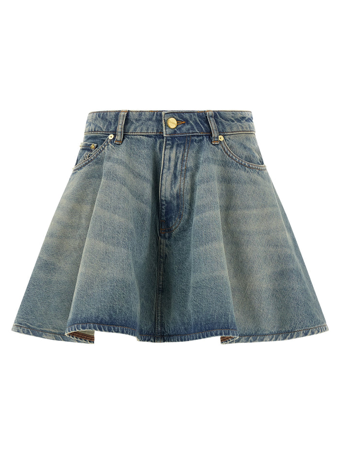 Tint Rigid Denim skirt Blue Organic Cotton