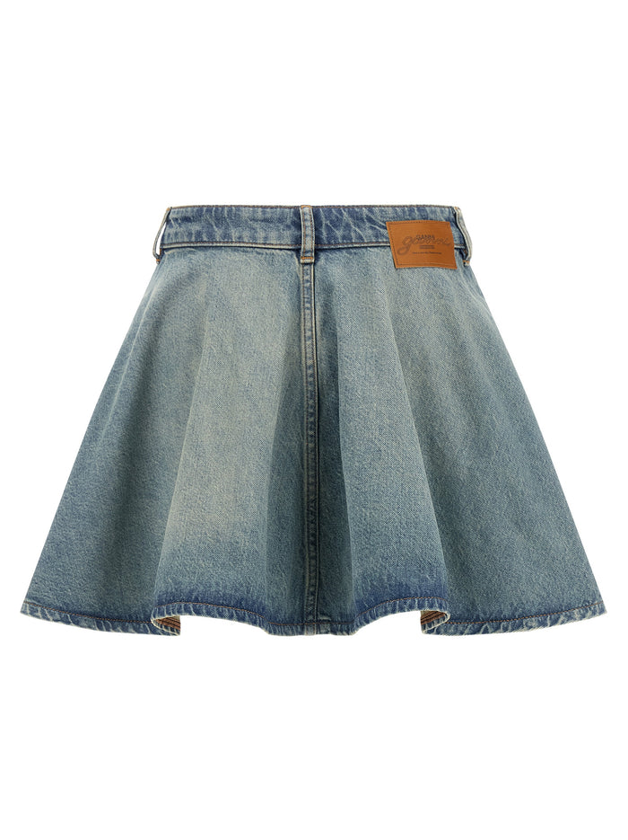 Tint Rigid Denim skirt Blue Organic Cotton