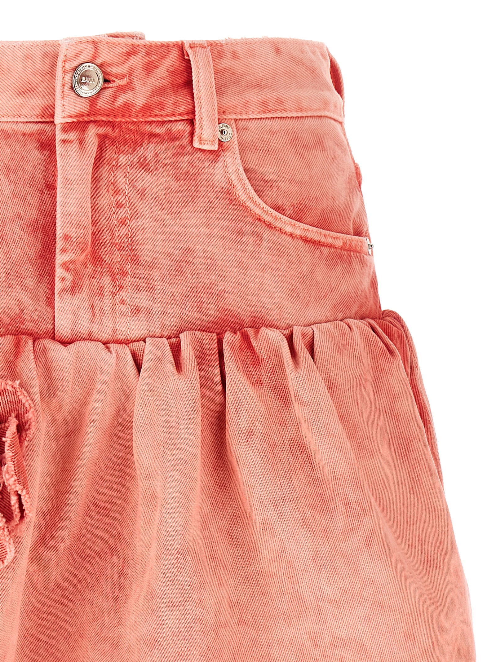Denim Jeans Skirt Pink Organic Cotton