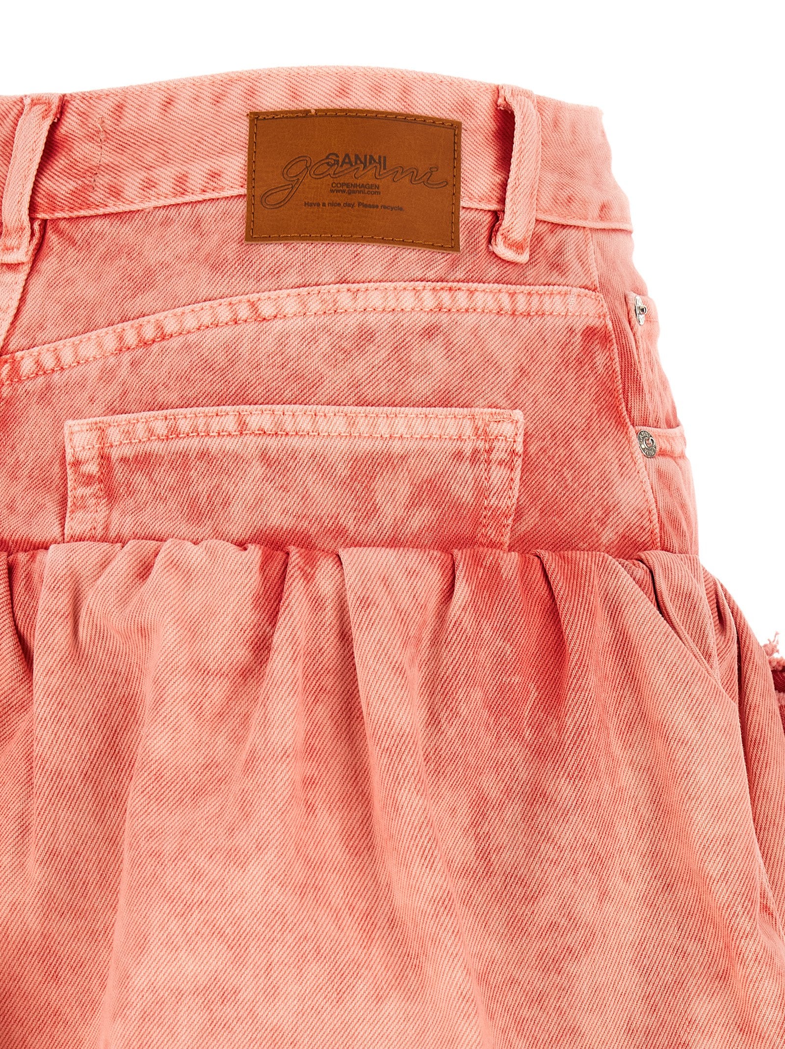 Denim Jeans Skirt Pink Organic Cotton