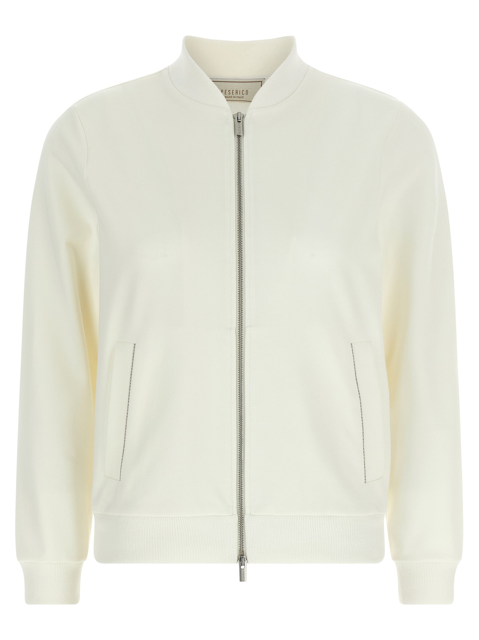 Punto Luce sweatshirt White Cotton Polyester Elastane