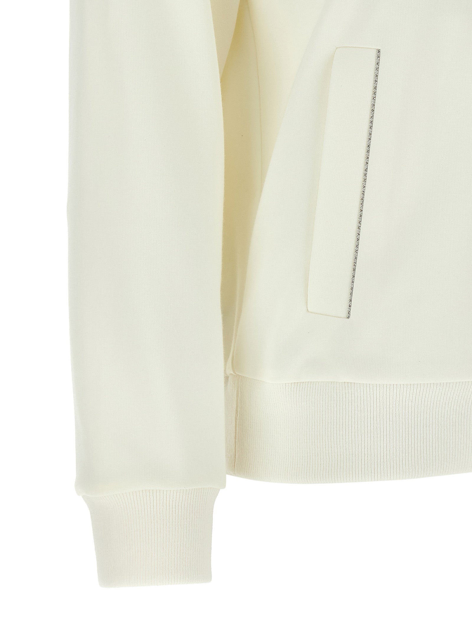Punto Luce sweatshirt White Cotton Polyester Elastane