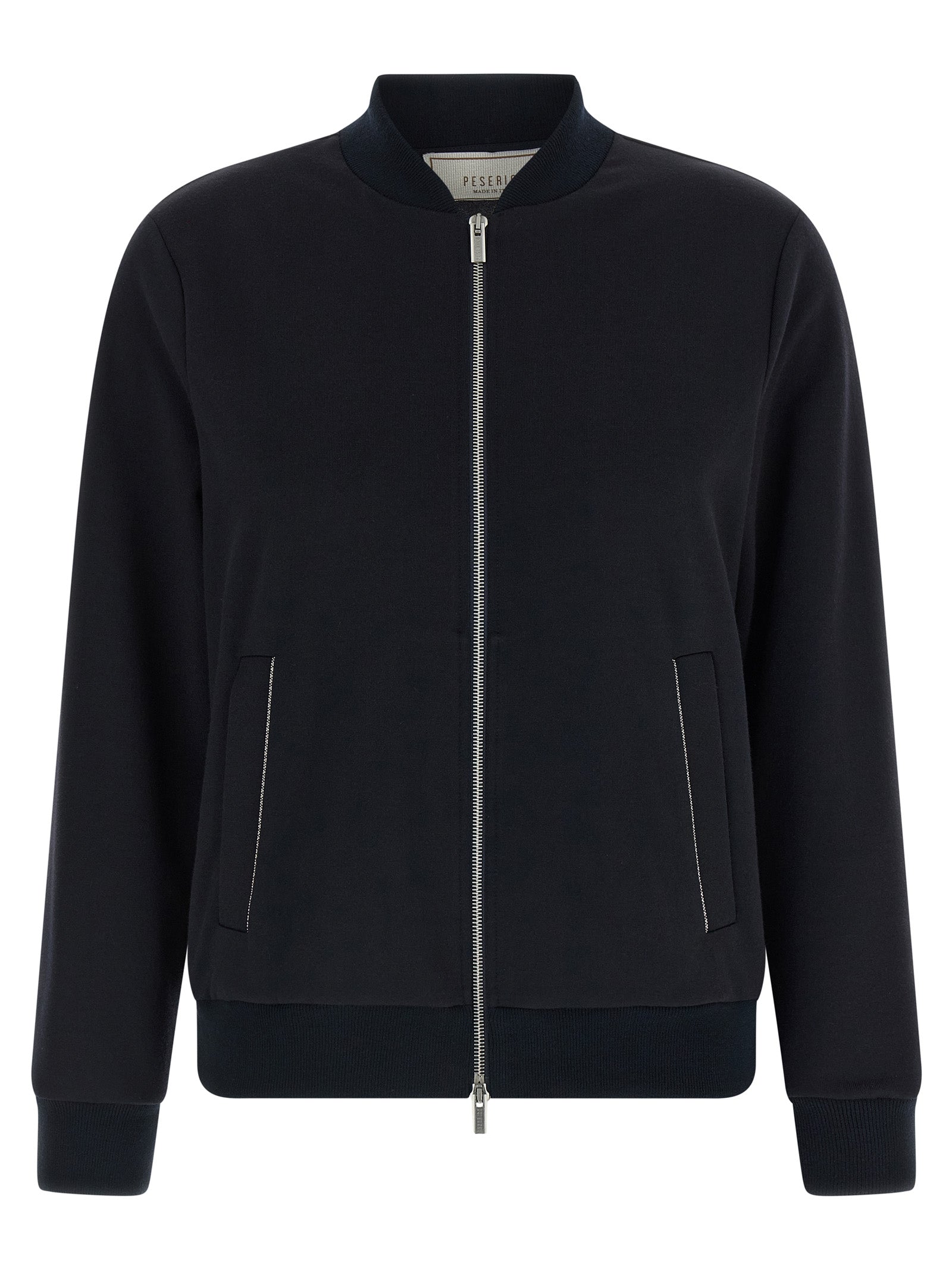 Punto Luce sweatshirt Blue Cotton Polyester Elastane