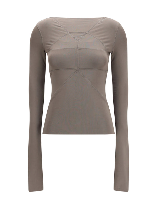 Rick Owens 96% Viscose blouse in gray