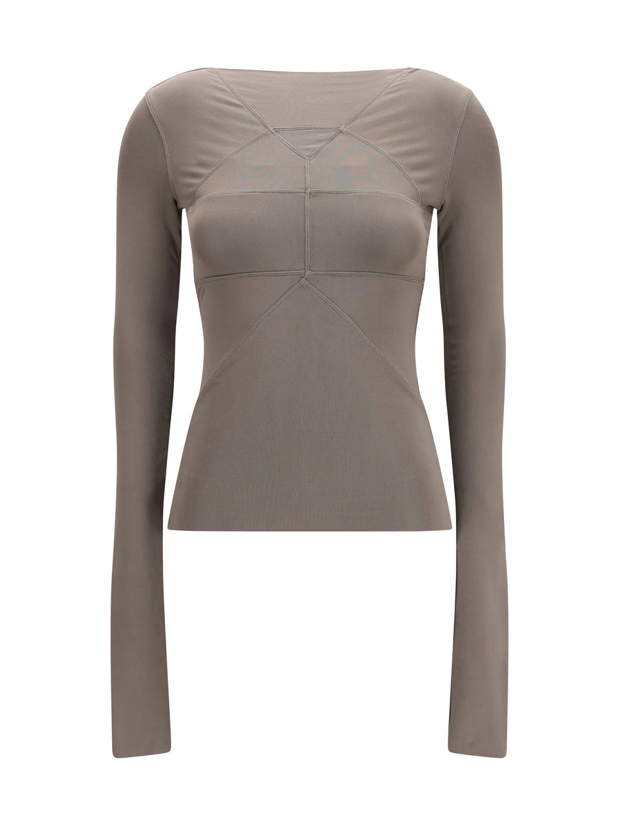 Rick Owens 96% Viscose blouse in gray