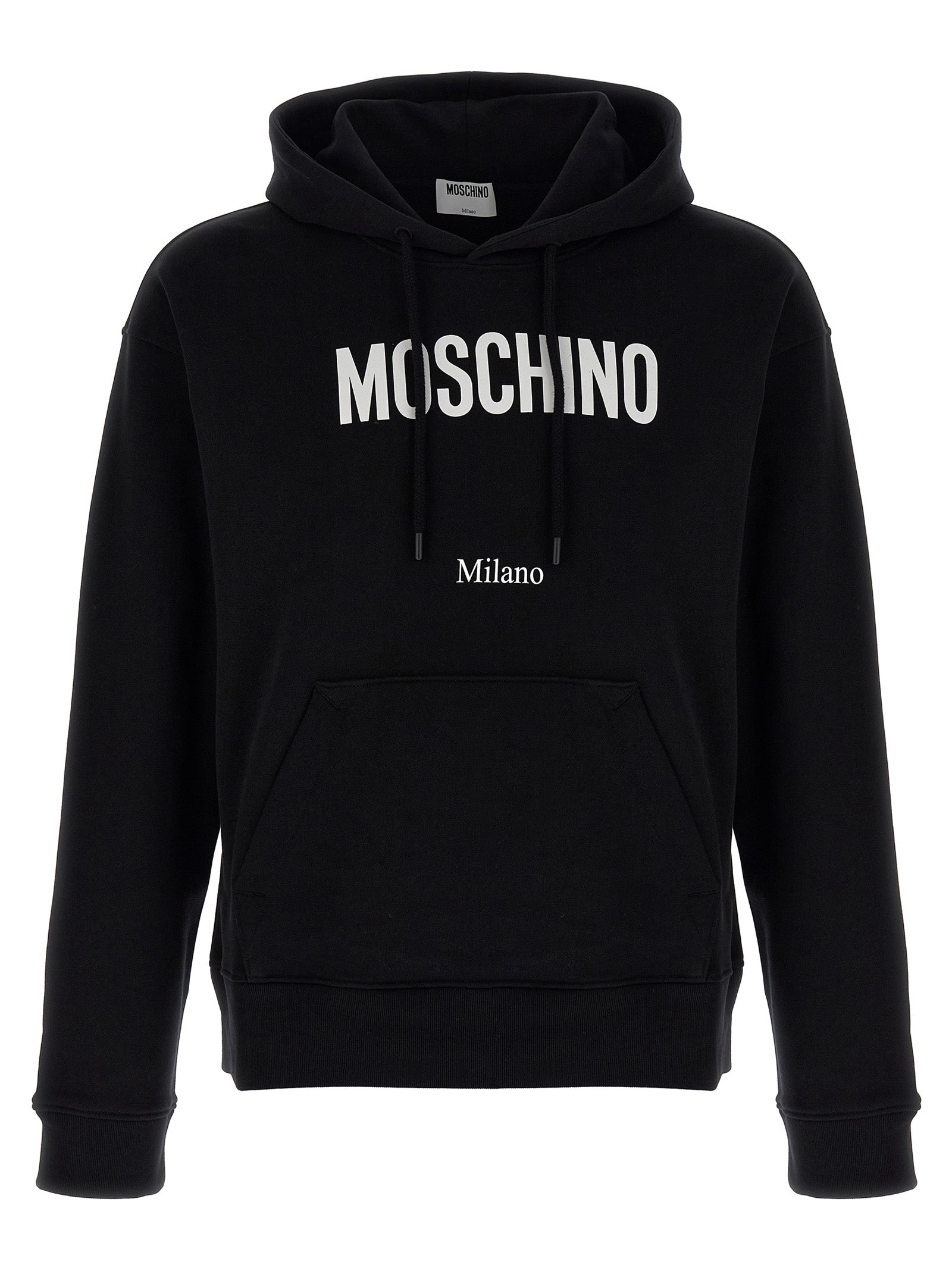Logo print hoodie Black Cotton Sweatshirt