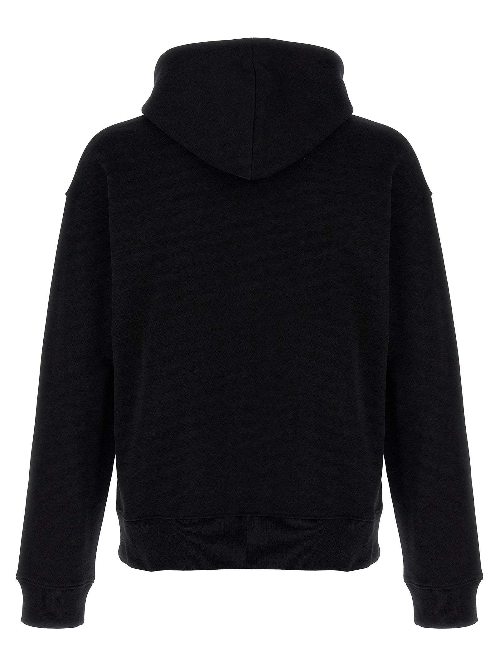 Logo print hoodie Black Cotton Sweatshirt