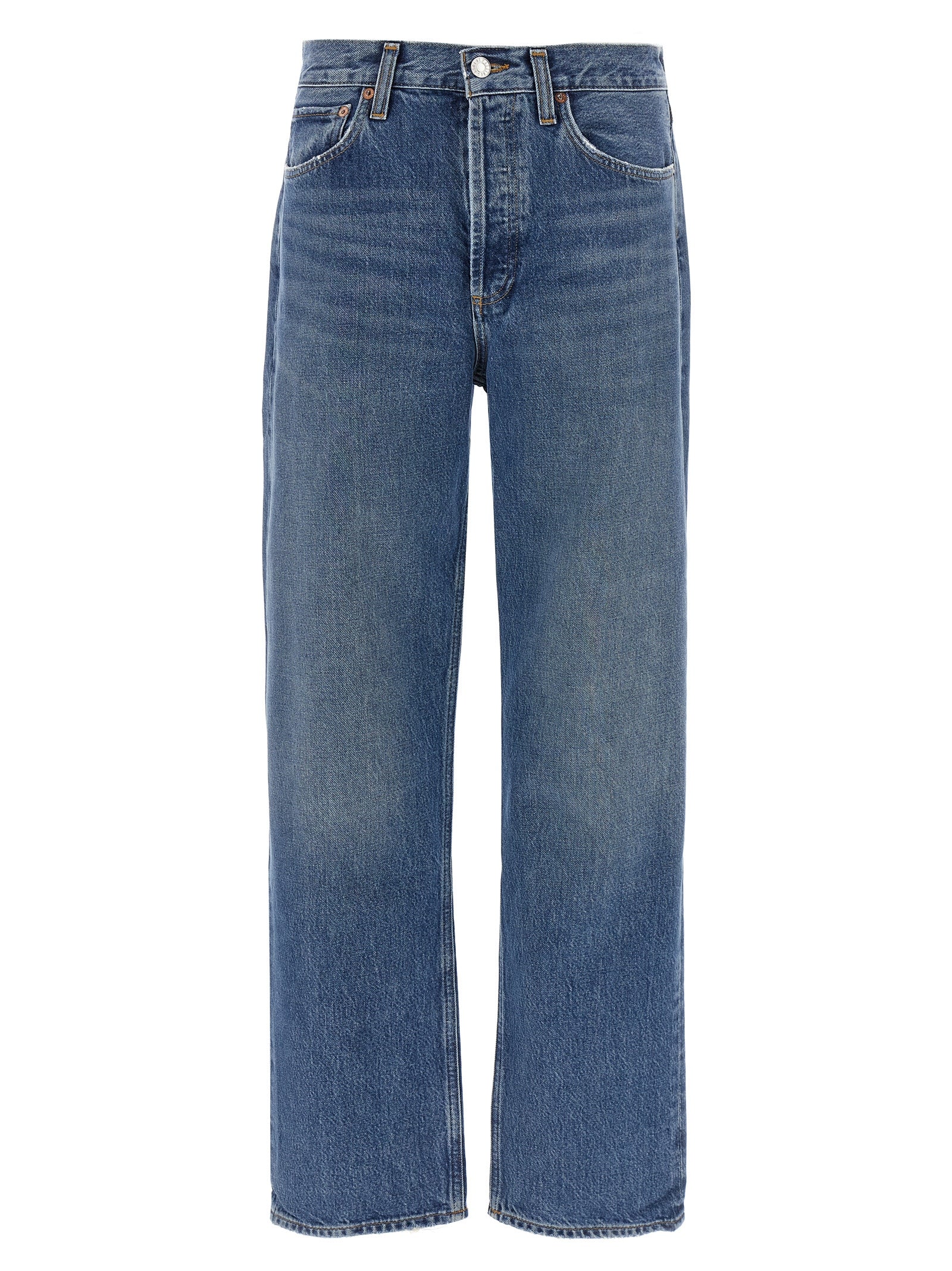 Kelly jeans Blue Cotton Lyocell Acrylic