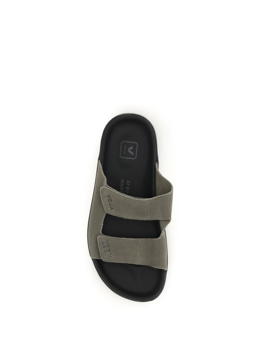 Sandals Etna Khaki-Black Khaki/black