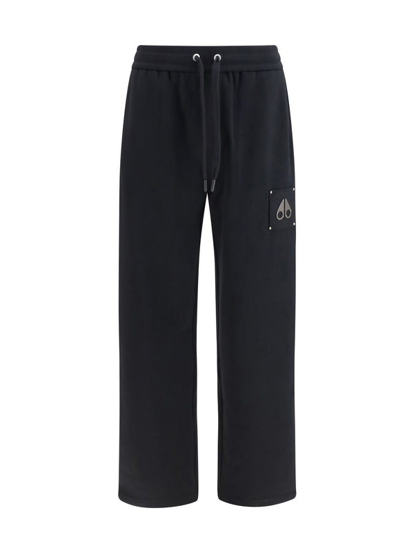 Moose Knuckles 100% Cotton trousers in black