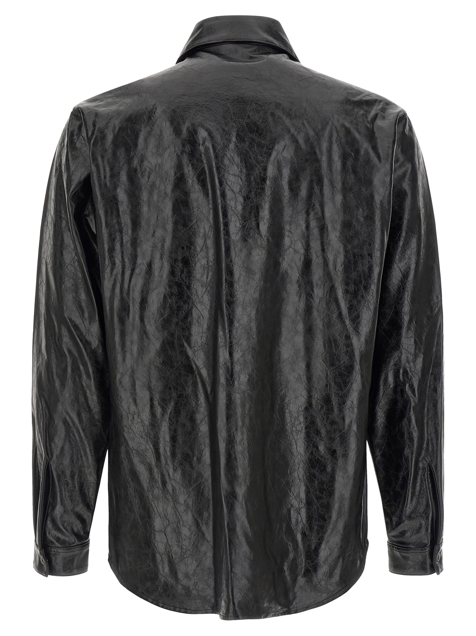 S-Simply-Qmbu shirt Black Viscose Shirt, Blouse