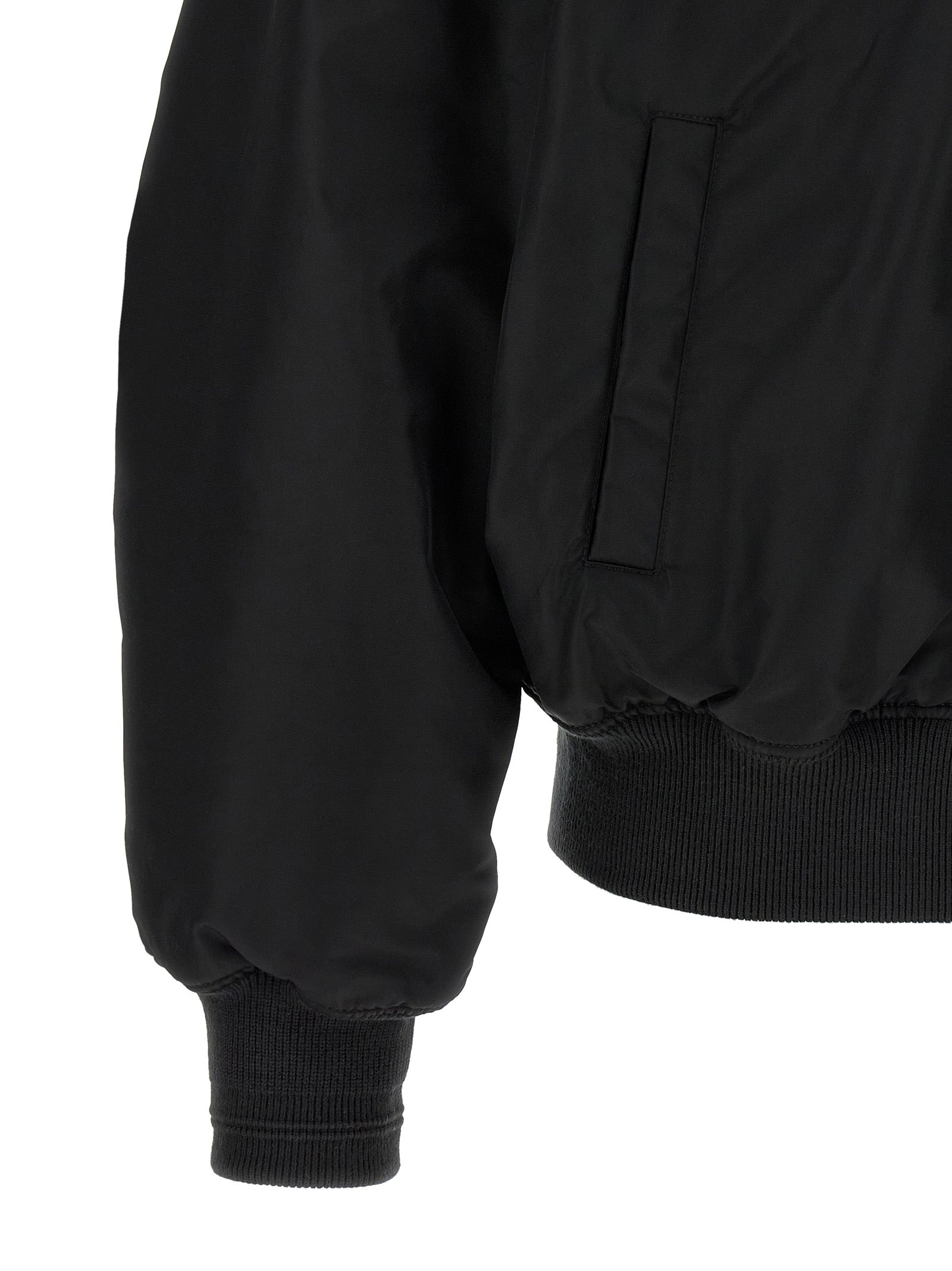 W-Type-D1 reversible bomber jacket Black Polyamide Down Jacket, Parka, Casual