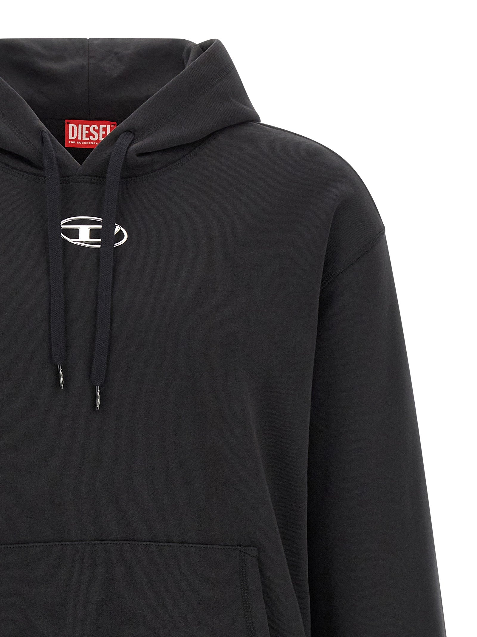 S-Norm-Hood-Iod sweatshirt Black Cotton