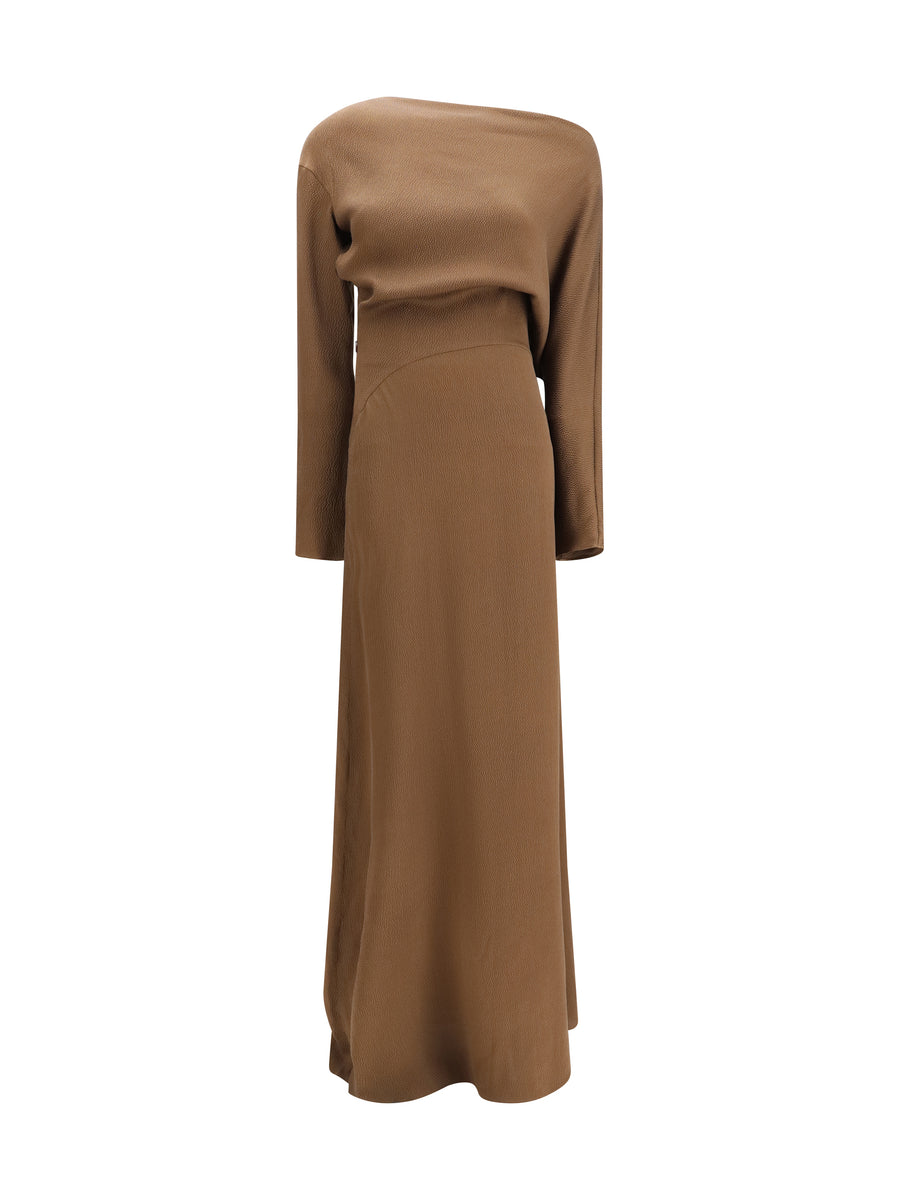 Petar Petrov 96% silk; 4% elastane dress in beige