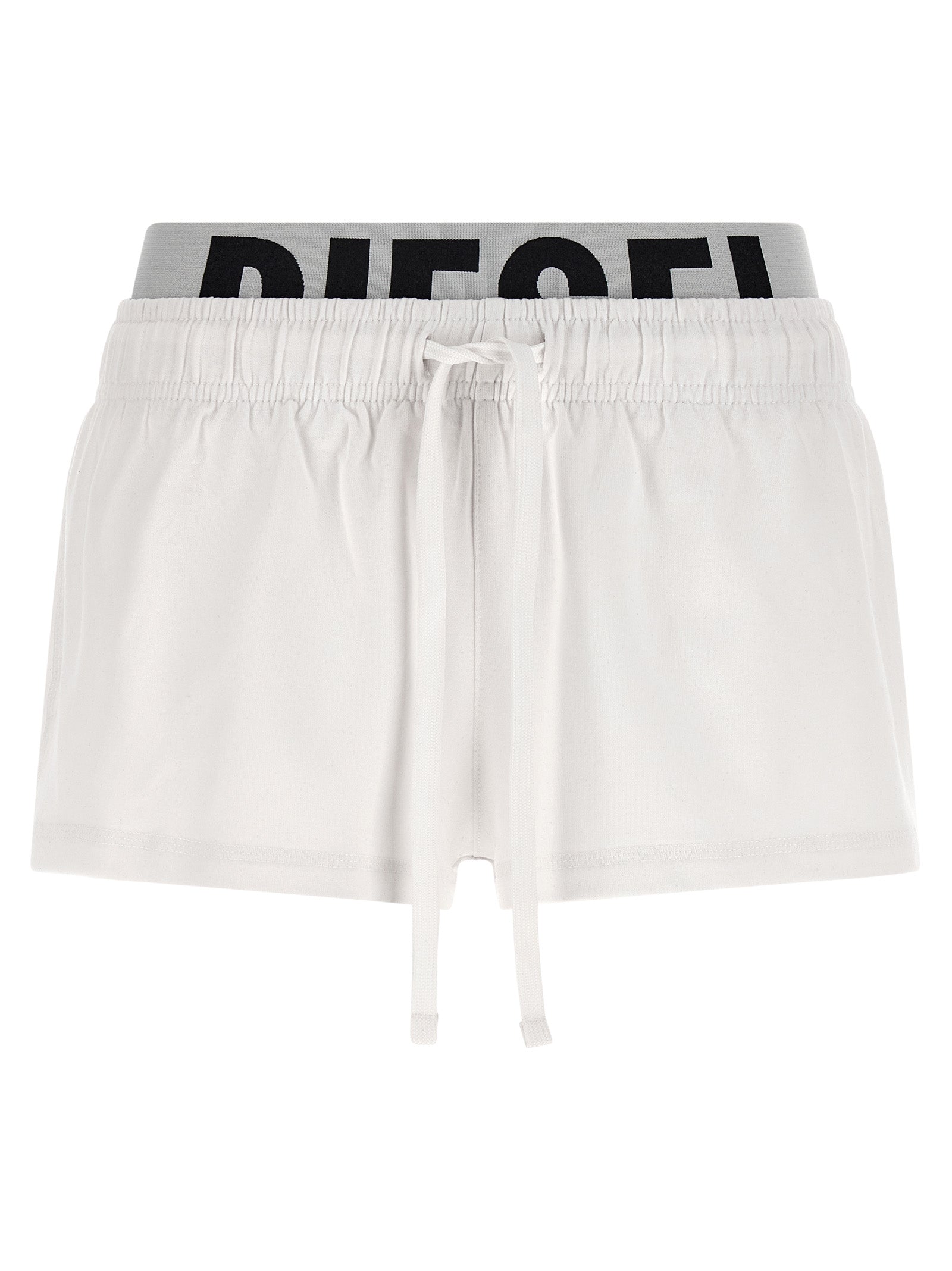 Miranda-D-Pop shorts White Cotton Polyester Elastane Bermuda