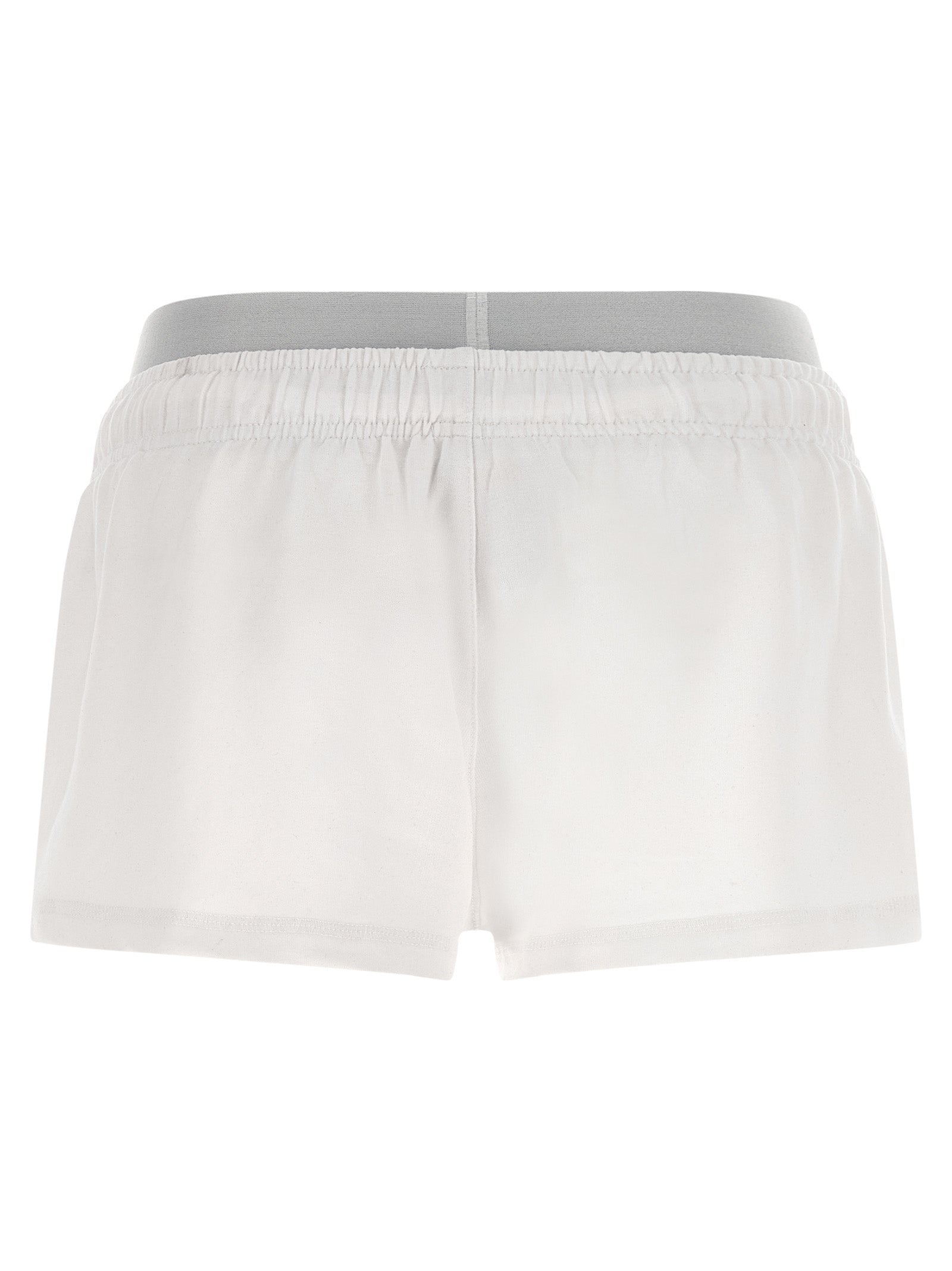 Miranda-D-Pop shorts White Cotton Polyester Elastane Bermuda