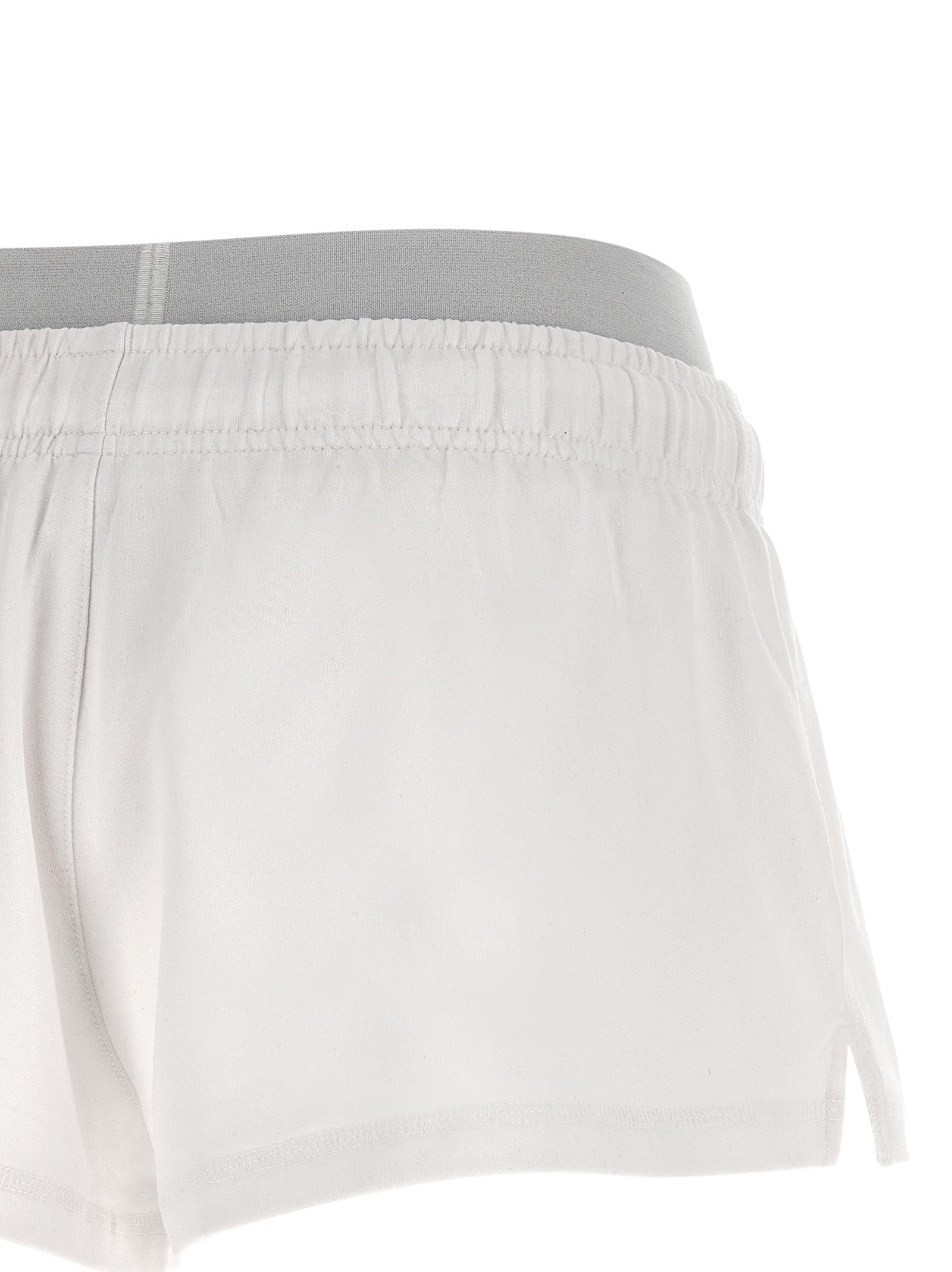 Miranda-D-Pop shorts White Cotton Polyester Elastane Bermuda