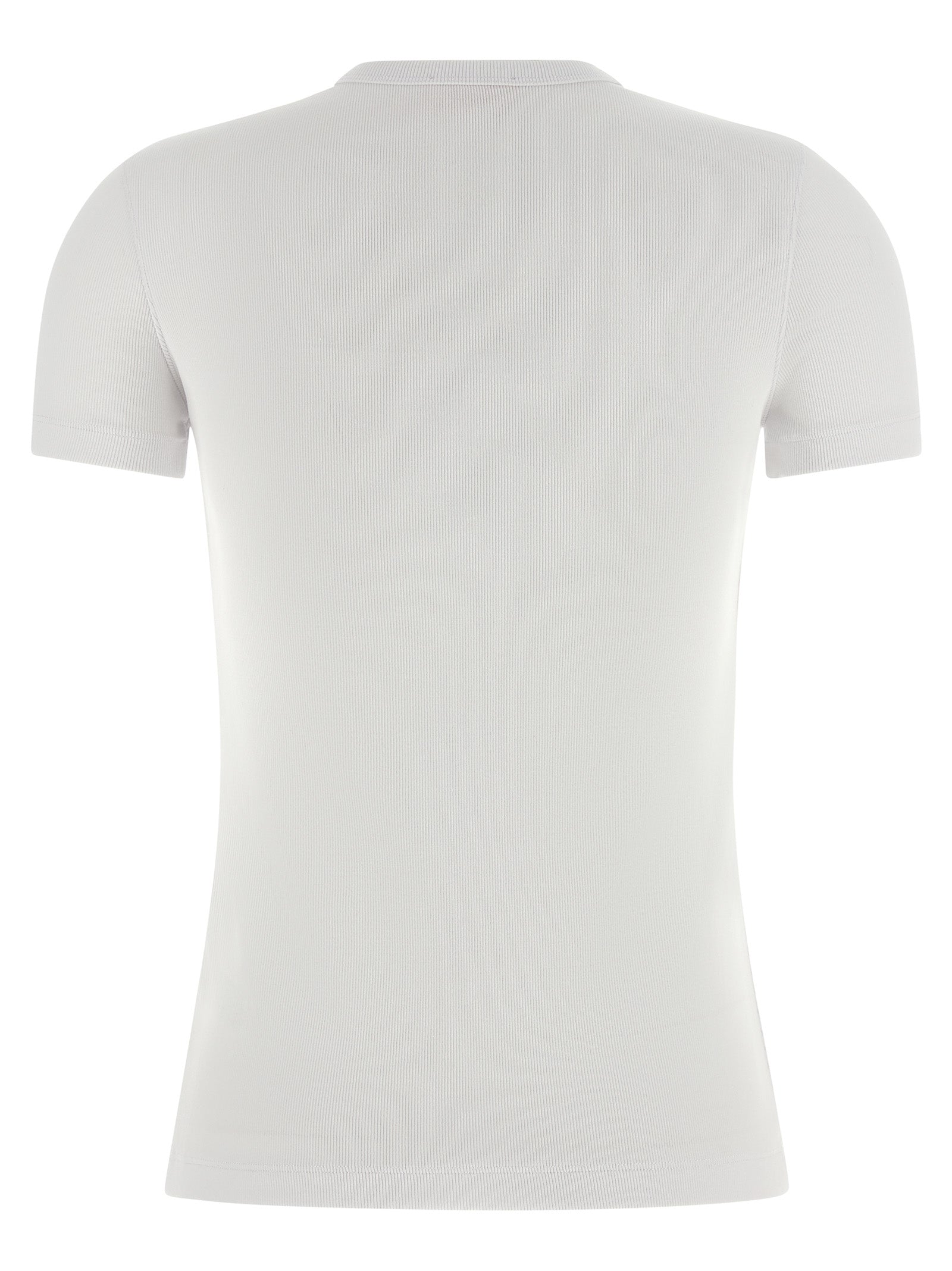 T-Ribber-Od T-shirt White Cotton Elastane