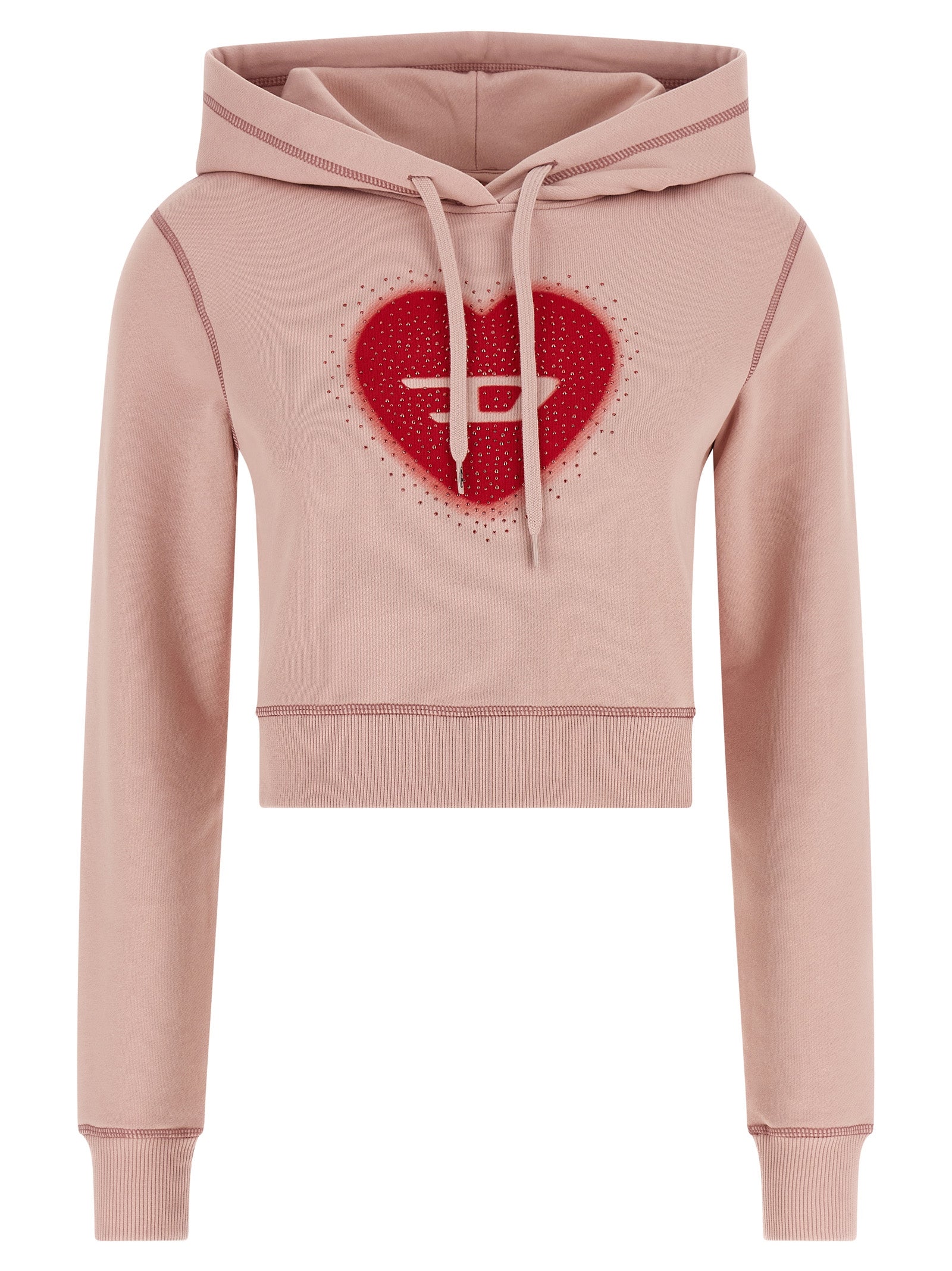 F-Slimmy-Hood-S5 hoodie Pink Cotton Sweatshirt