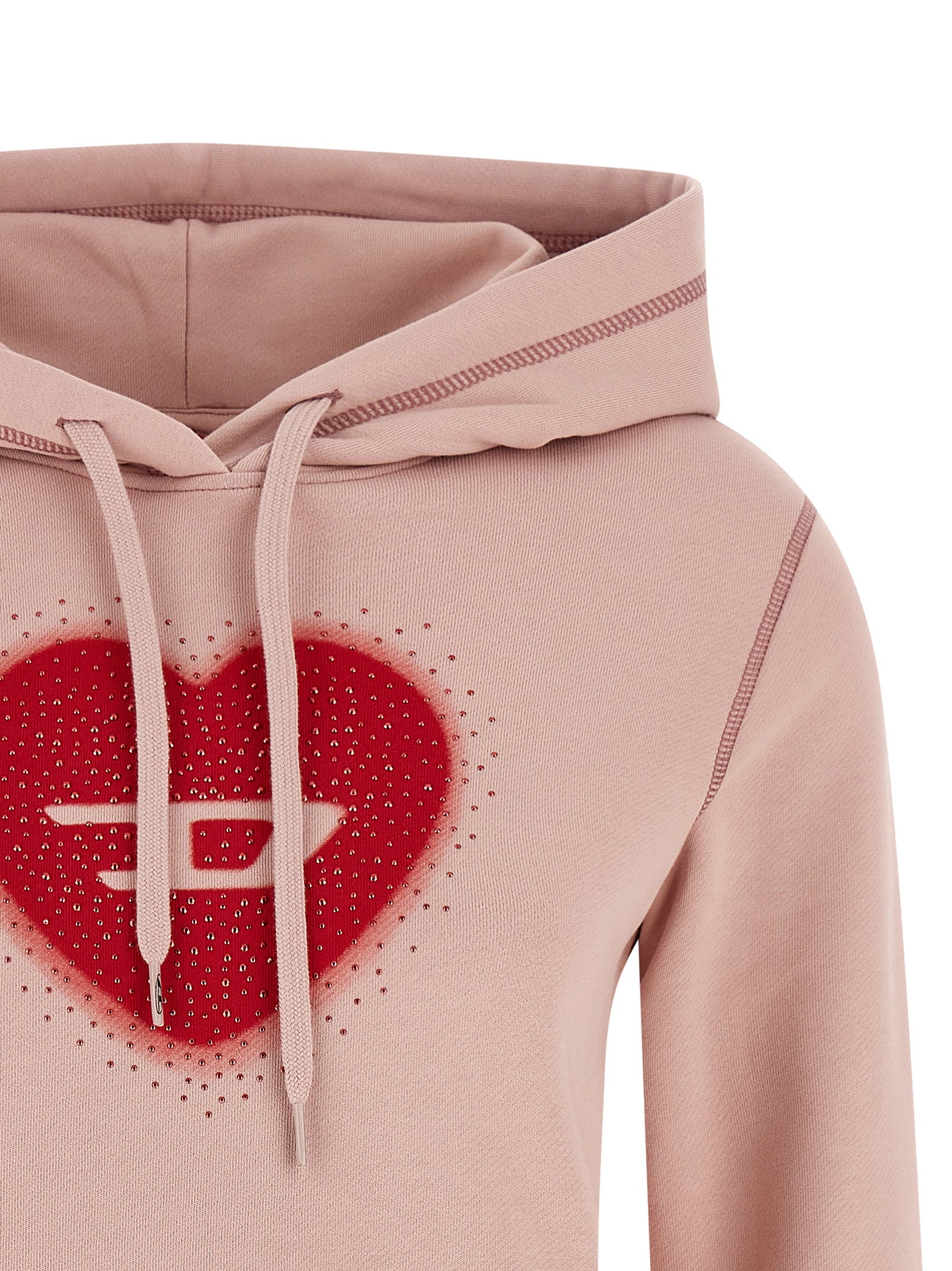 F-Slimmy-Hood-S5 hoodie Pink Cotton Sweatshirt