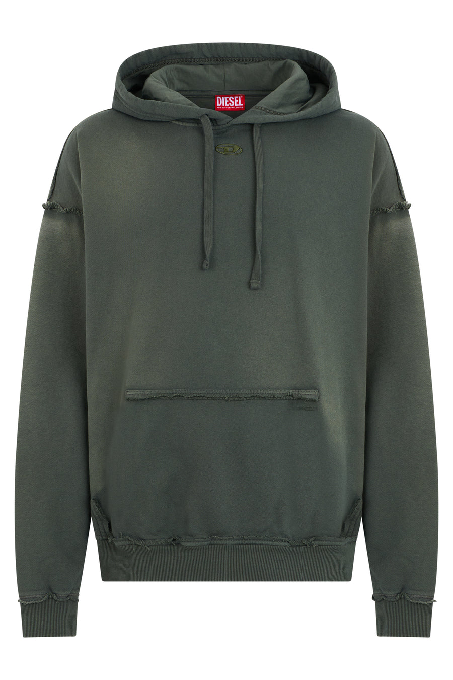 Hoodie Green Cotton Jumpers