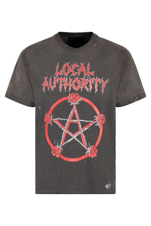 Printed Cotton T-Shirt Black T-shirts