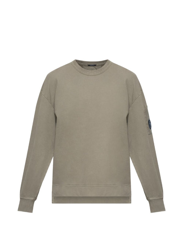 Sweatshirt Lens Beige Cotton Sweatshirts