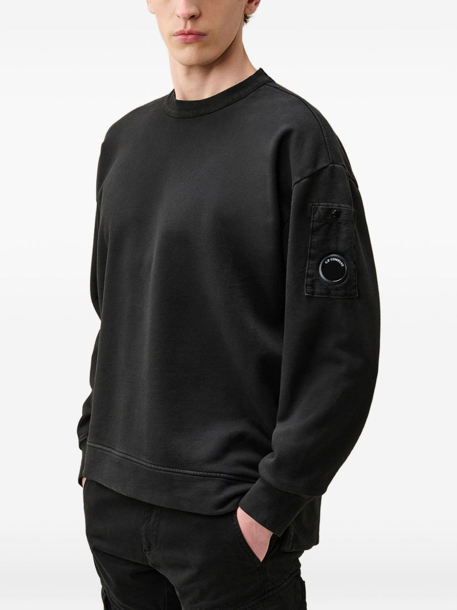 Sweatshirt Lens Black Cotton Sweatshirts