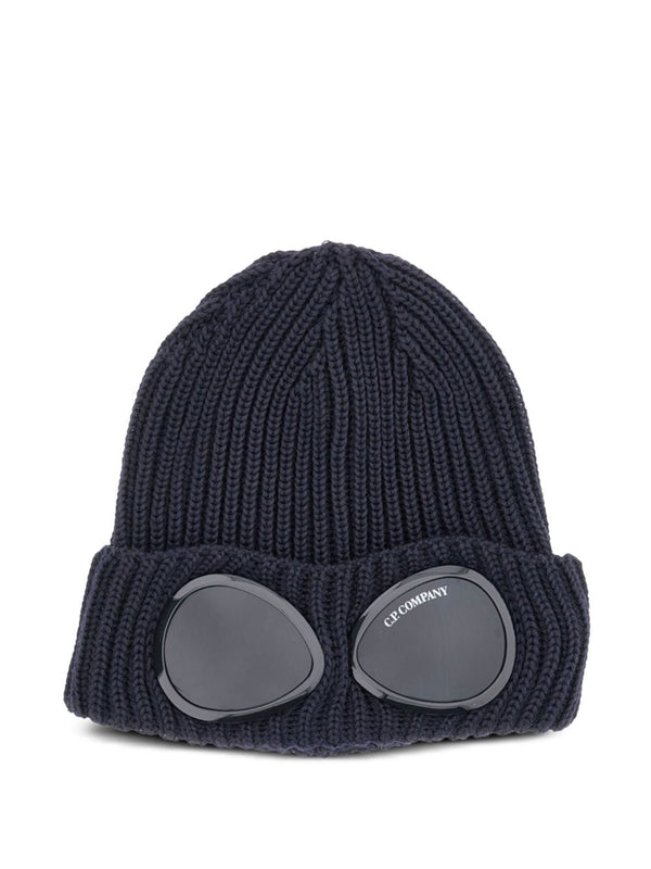 Goggle Hat Midnight Blue Wool
