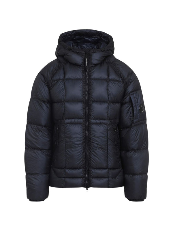 Hooded Puffer Jacket D.d. Shell Blue Polyamide Padded & Down