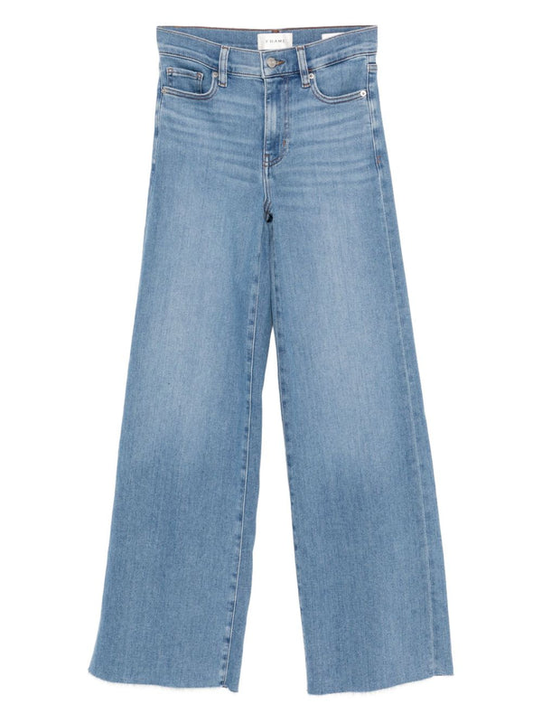 Jeans Le Slim Palazzo Blue Cotton