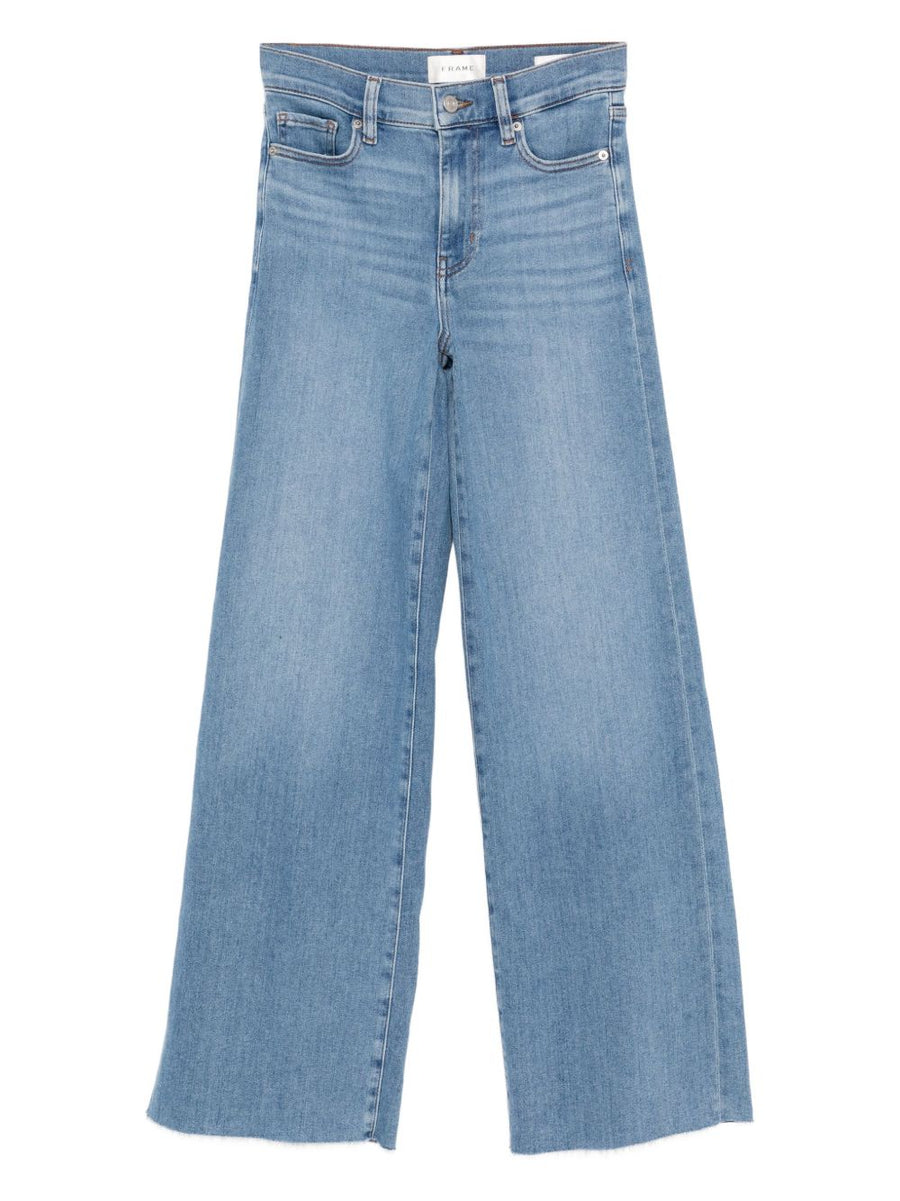 Jeans Le Slim Palazzo Blue Cotton