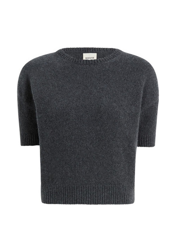 Cashmere Sweater Golden Grey