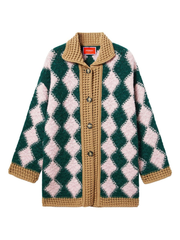 Cardigan Multicolour Wool Blend Cardigans