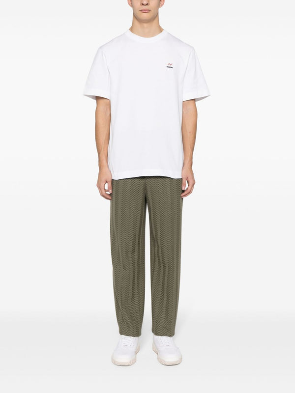 Crewneck T-Shirt White Cotton T-shirts