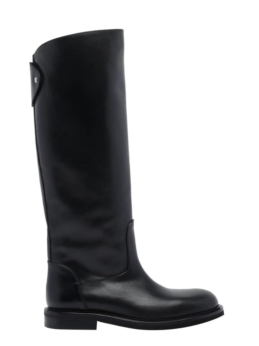 Boots Eve Black Leather Calfskin