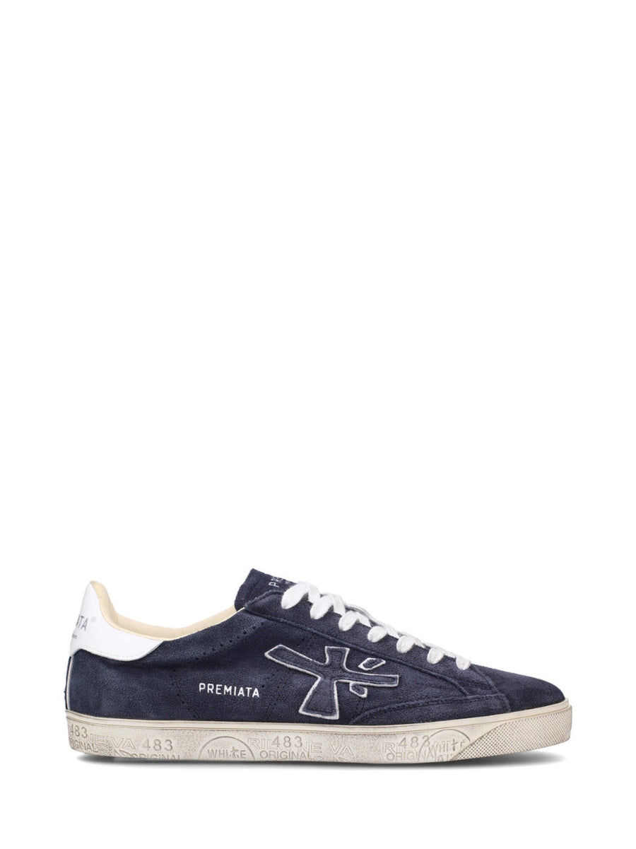 Sneakers Steven Blue Suede Trainers