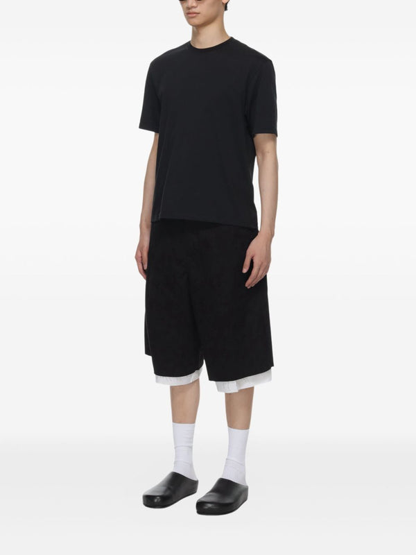 T-Shirt Bric Black Cotton T-shirts