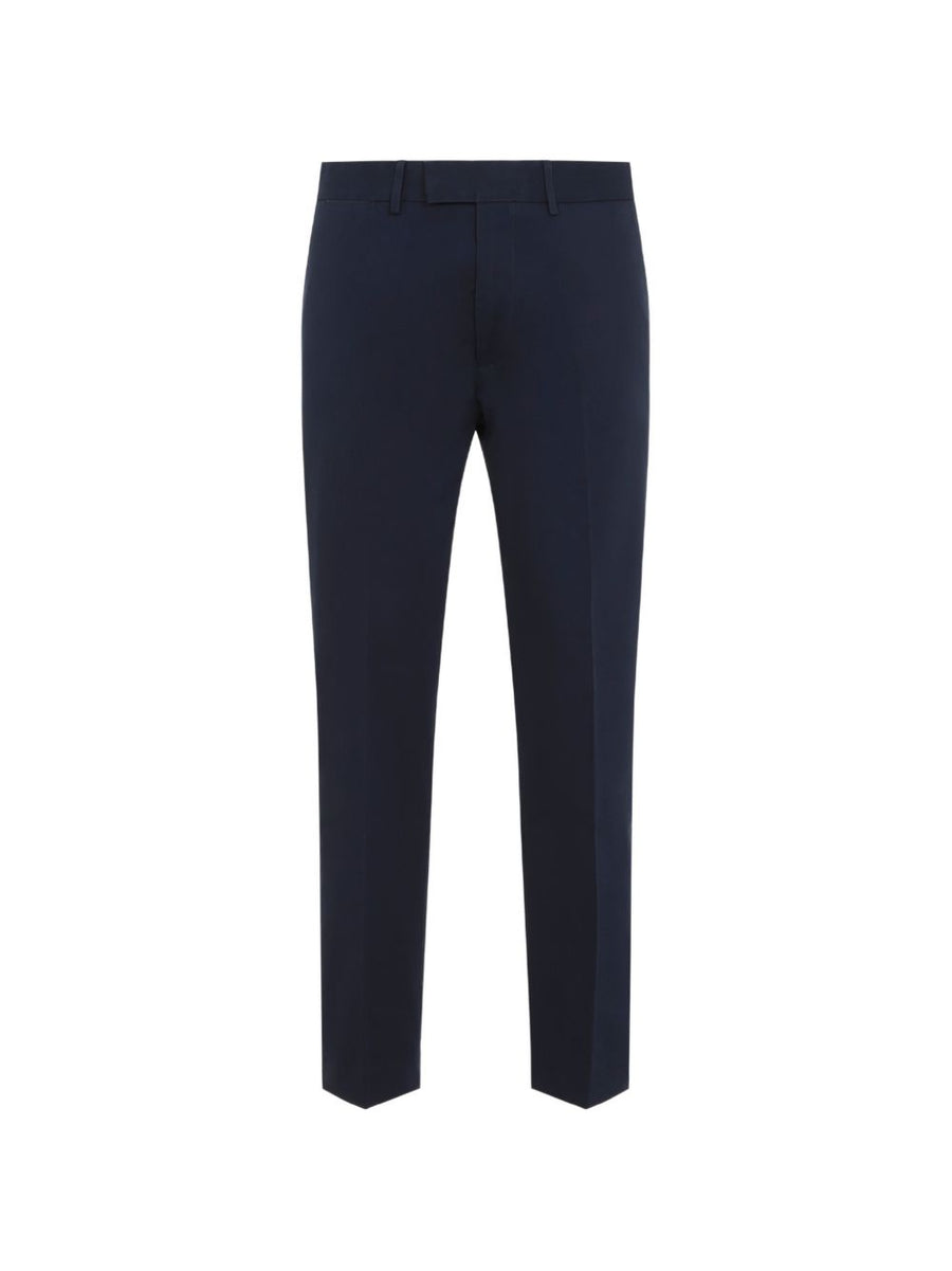 Trousers Navy Cotton