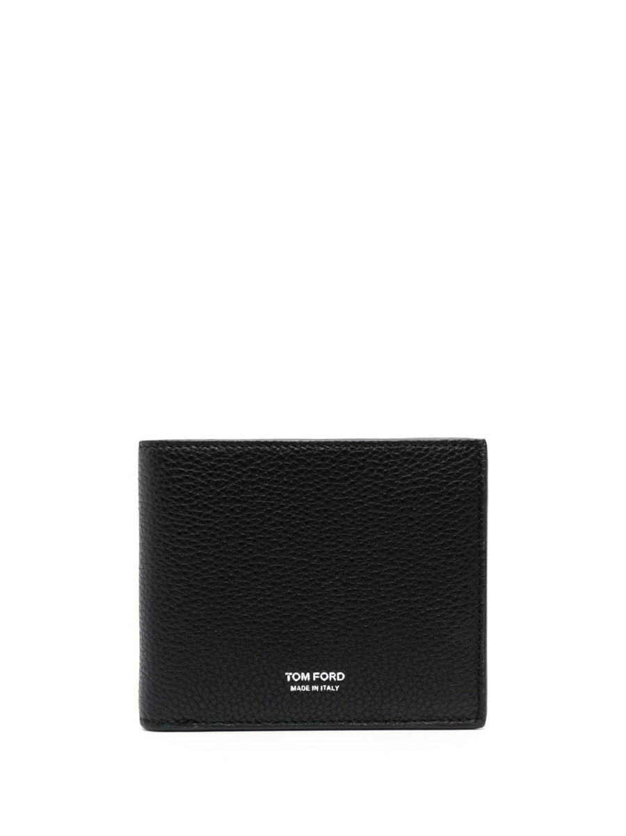Bi-Fold Wallet Black Calf Leather & Cardholders