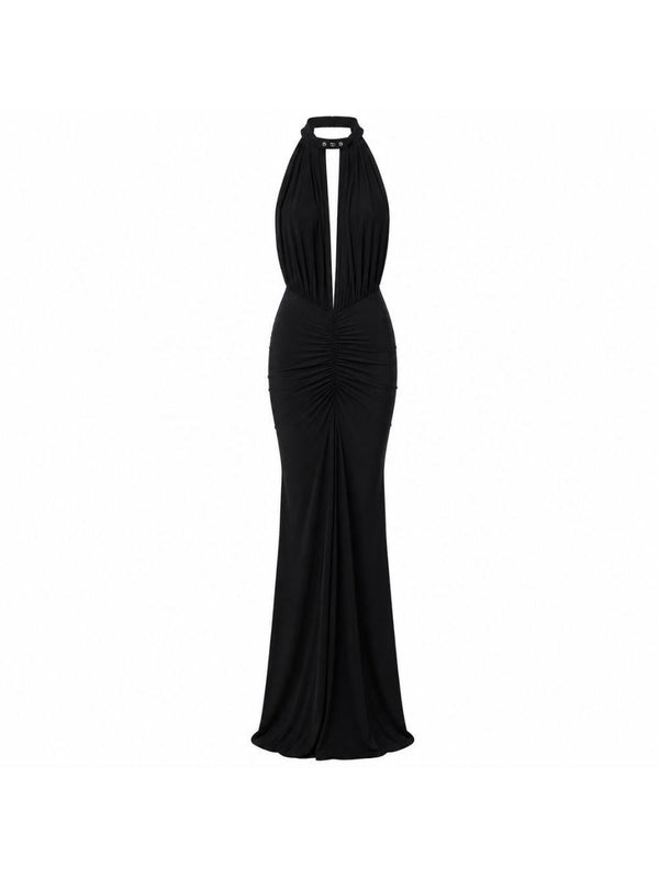 Long Dress Glenn Black Polyamide