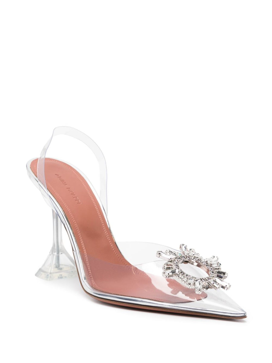 Sling Décolleté Begum Glass Transparent Pumps