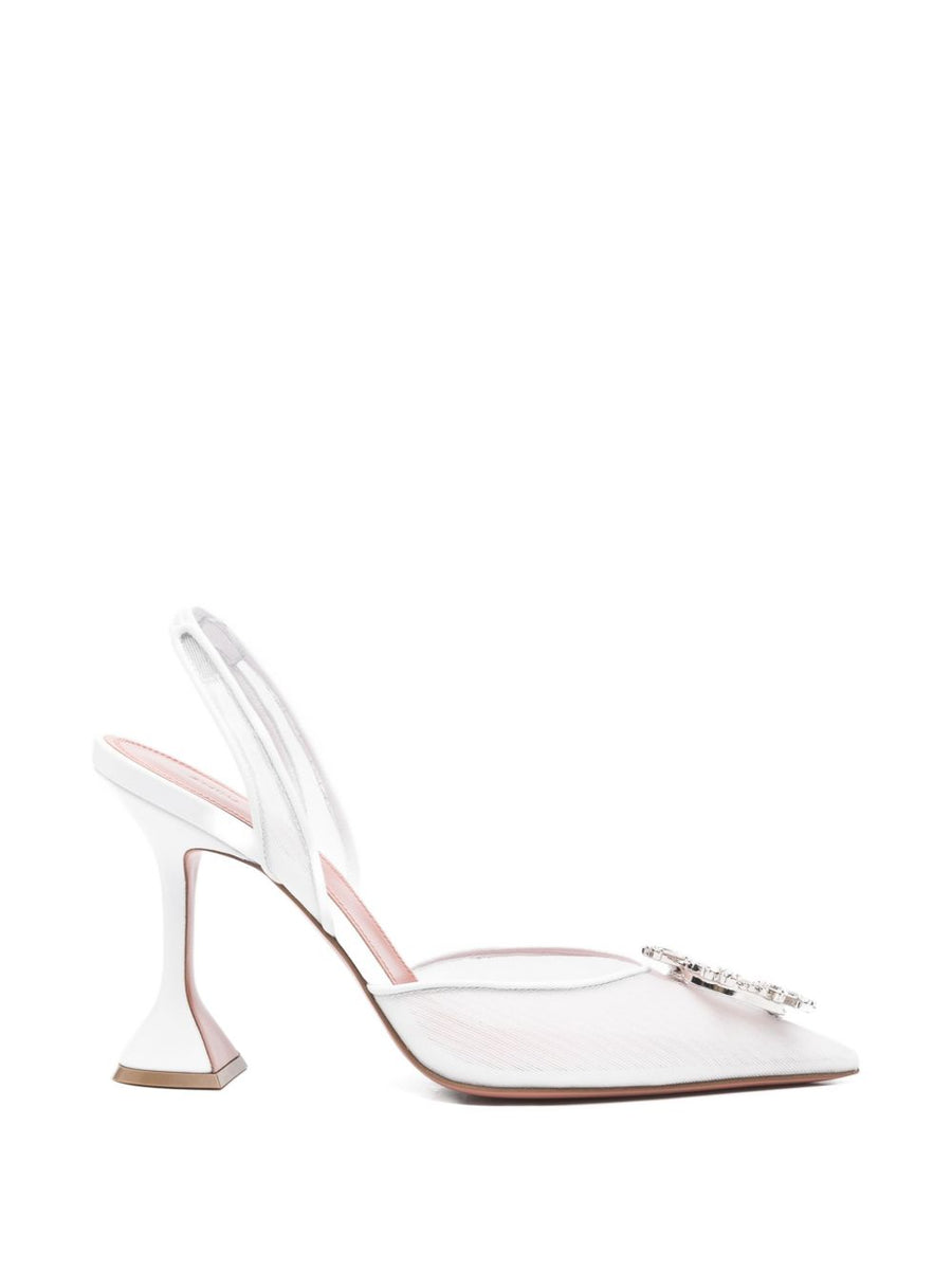 Pumps Begum Mesh Sling 95 White