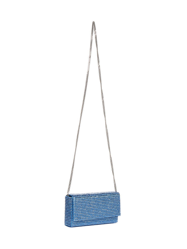 Clutch Super Amini Paloma Blue Satin Bags