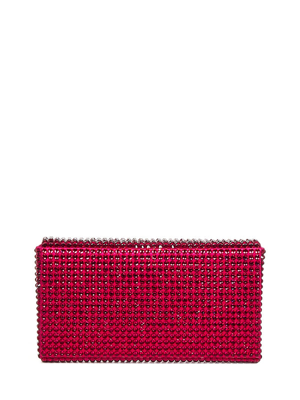 Clutch Super Amini Paloma Red Satin Bags