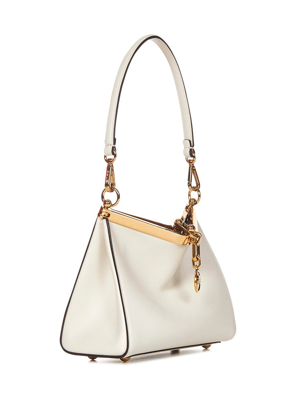 Shoulder Bag Vela Mini Milk White Leather