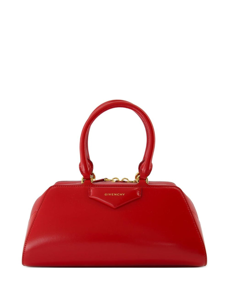 Handbag Antigona East West Red Calfskin; Lining: Cotton Handbags