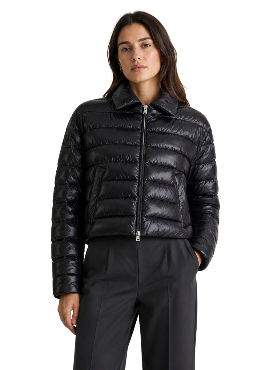 Puffer Jacket Black Polyamide