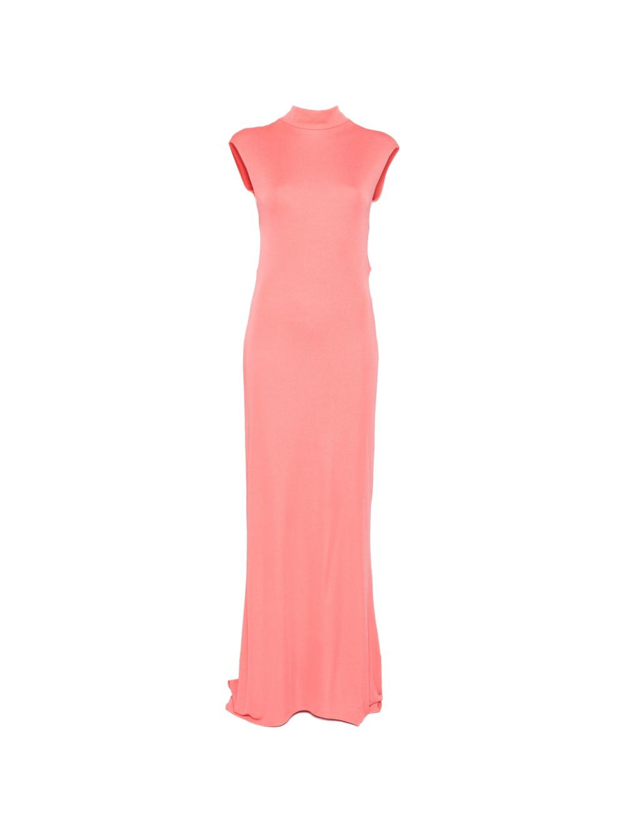 Long Dress Pink Viscose