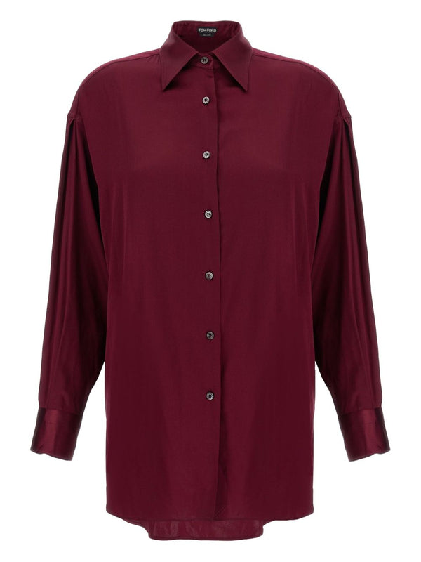 Shirt Purple Silk